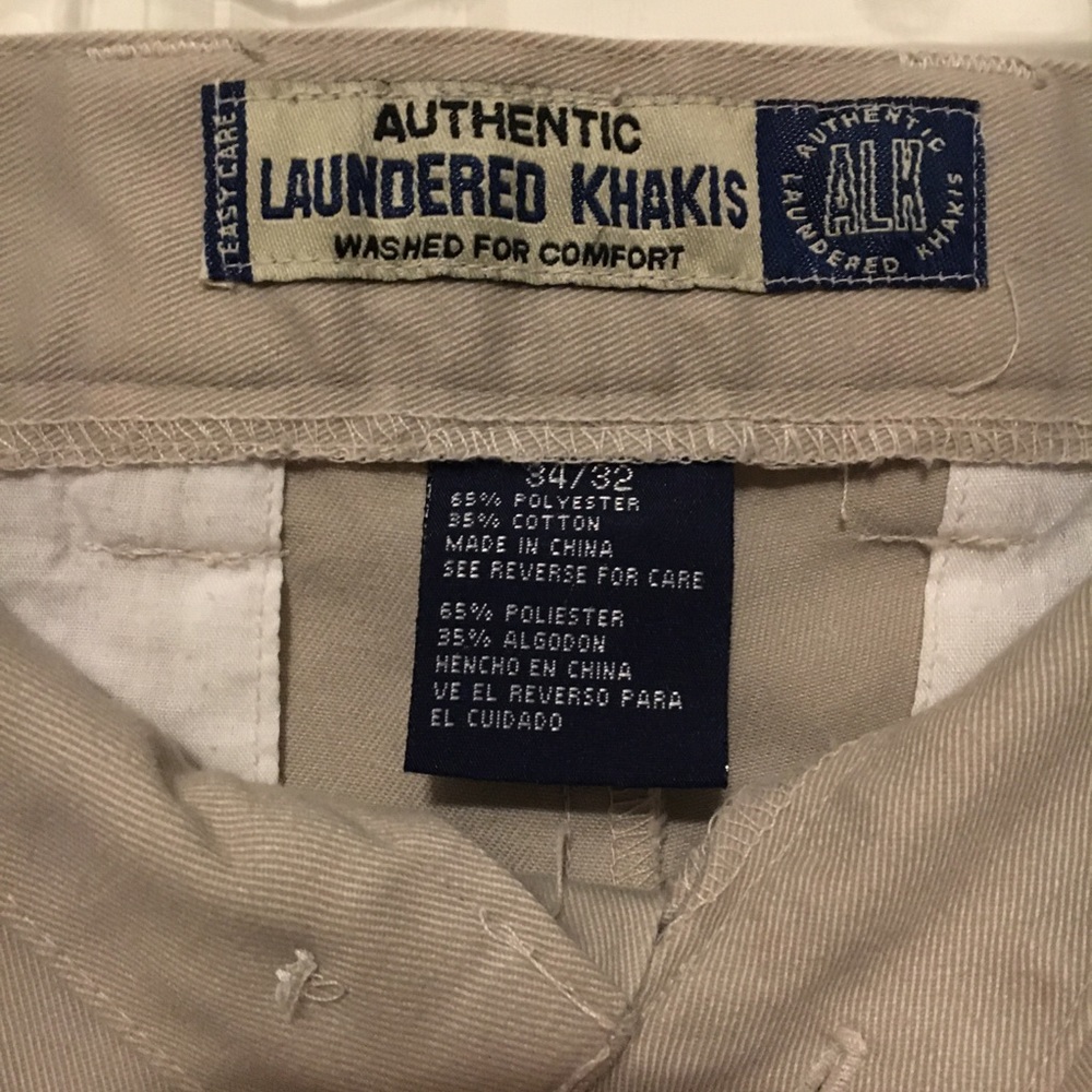 Authentic Laundered Khakis - Picture 2 of 6